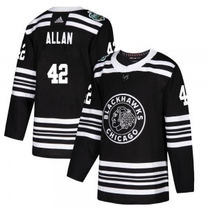 Nolan Allan Chicago Blackhawks Adidas Youth Authentic 2019 Winter Classic Jersey (Black)
