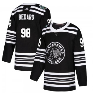 Connor Bedard Chicago Blackhawks Adidas Youth Authentic 2019 Winter Classic Jersey (Black)