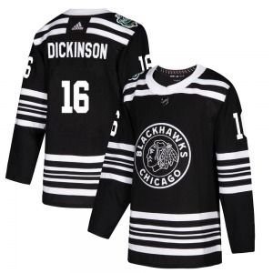Jason Dickinson Chicago Blackhawks Adidas Youth Authentic 2019 Winter Classic Jersey (Black)
