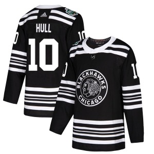 Dennis Hull Chicago Blackhawks Adidas Youth Authentic 2019 Winter Classic Jersey (Black)