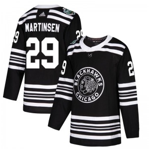 Andreas Martinsen Chicago Blackhawks Adidas Youth Authentic 2019 Winter Classic Jersey (Black)