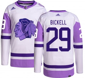 Bryan Bickell Chicago Blackhawks Adidas Authentic Hockey Fights Cancer Jersey