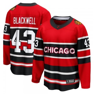 Colin Blackwell Chicago Blackhawks Fanatics Branded Breakaway Red Special Edition 2.0 Jersey (Black)