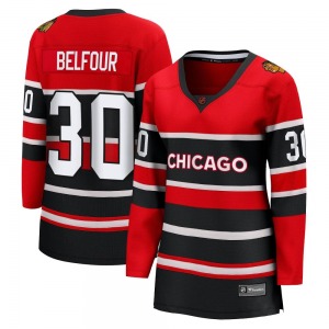 ED Belfour Chicago Blackhawks Fanatics Branded Women's Breakaway Special Edition 2.0 Jersey (Red)