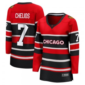 Chris Chelios Chicago Blackhawks Fanatics Branded Women's Breakaway Special Edition 2.0 Jersey (Red)