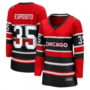 Tony Esposito Chicago Blackhawks Fanatics Branded Women's Breakaway Special Edition 2.0 Jersey (Red)