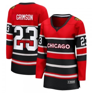 Stu Grimson Chicago Blackhawks Fanatics Branded Women's Breakaway Special Edition 2.0 Jersey (Red)