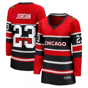 Michael Jordan Chicago Blackhawks Fanatics Branded Women's Breakaway Special Edition 2.0 Jersey (Red)