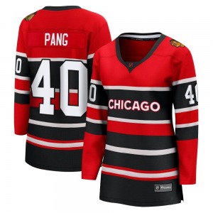 Darren Pang Chicago Blackhawks Fanatics Branded Women's Breakaway Special Edition 2.0 Jersey (Red)