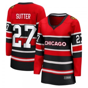 Darryl Sutter Chicago Blackhawks Fanatics Branded Women's Breakaway Special Edition 2.0 Jersey (Red)