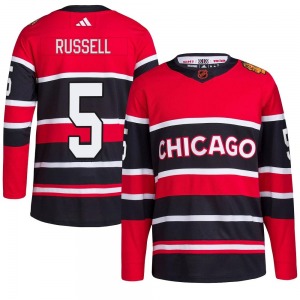 Phil Russell Chicago Blackhawks Adidas Youth Authentic Reverse Retro 2.0 Jersey (Red)