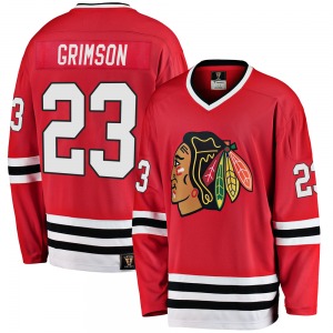 Stu Grimson Chicago Blackhawks Fanatics Branded Premier Breakaway Heritage Jersey (Red)