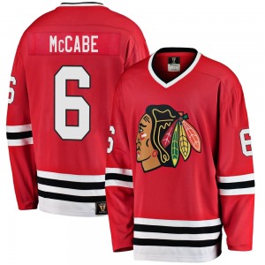 Jake McCabe Chicago Blackhawks Fanatics Branded Premier Breakaway Heritage Jersey (Red)