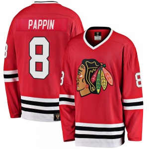 Jim Pappin Chicago Blackhawks Fanatics Branded Premier Breakaway Heritage Jersey (Red)