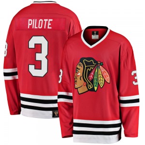 Pierre Pilote Chicago Blackhawks Fanatics Branded Premier Breakaway Heritage Jersey (Red)