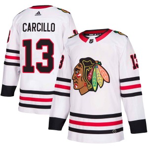 Daniel Carcillo Chicago Blackhawks Adidas Authentic Away Jersey (White)