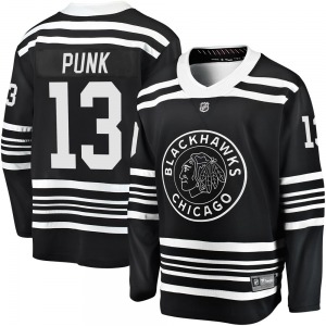 CM Punk Chicago Blackhawks Fanatics Branded Youth Premier Breakaway Alternate 2019/20 Jersey (Black)