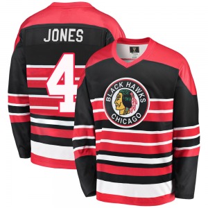Seth Jones Chicago Blackhawks Fanatics Branded Premier Breakaway Heritage Jersey (Red/Black)