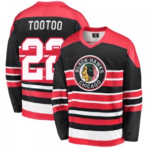 Jordin Tootoo Chicago Blackhawks Fanatics Branded Premier Breakaway Heritage Jersey (Red/Black)