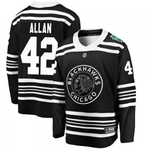 Nolan Allan Chicago Blackhawks Fanatics Branded Youth Breakaway 2019 Winter Classic Jersey (Black)