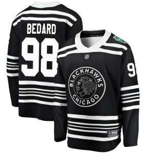 Connor Bedard Chicago Blackhawks Fanatics Branded Youth Breakaway 2019 Winter Classic Jersey (Black)