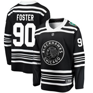 Scott Foster Chicago Blackhawks Fanatics Branded Youth Breakaway 2019 Winter Classic Jersey (Black)