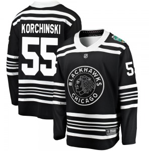 Kevin Korchinski Chicago Blackhawks Fanatics Branded Youth Breakaway 2019 Winter Classic Jersey (Black)