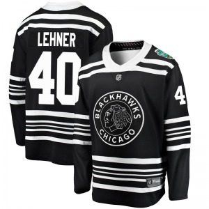 Robin Lehner Chicago Blackhawks Fanatics Branded Youth Breakaway 2019 Winter Classic Jersey (Black)
