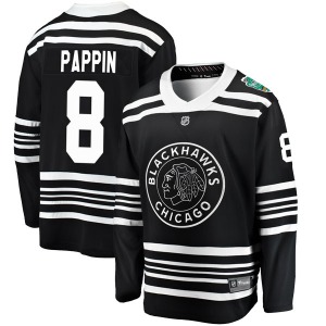Jim Pappin Chicago Blackhawks Fanatics Branded Youth Breakaway 2019 Winter Classic Jersey (Black)