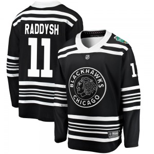 Taylor Raddysh Chicago Blackhawks Fanatics Branded Youth Breakaway 2019 Winter Classic Jersey (Black)