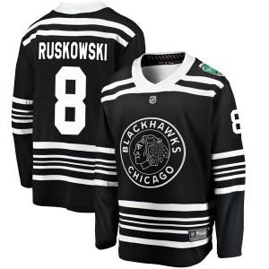 Terry Ruskowski Chicago Blackhawks Fanatics Branded Youth Breakaway 2019 Winter Classic Jersey (Black)