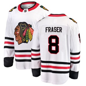 Curt Fraser Chicago Blackhawks Fanatics Branded Youth Breakaway Away Jersey (White)
