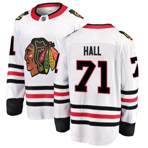 Taylor Hall Chicago Blackhawks Fanatics Branded Youth Breakaway Away Jersey (White)
