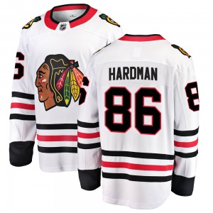 Mike Hardman Chicago Blackhawks Fanatics Branded Youth Breakaway Away Jersey (White)