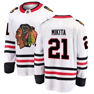 Stan Mikita Chicago Blackhawks Fanatics Branded Youth Breakaway Away Jersey (White)
