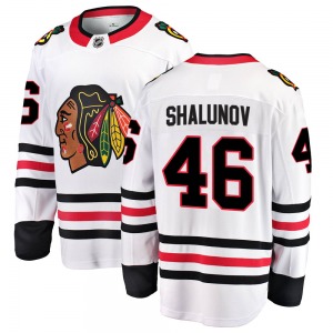 Maxim Shalunov Chicago Blackhawks Fanatics Branded Youth Breakaway Away Jersey (White)