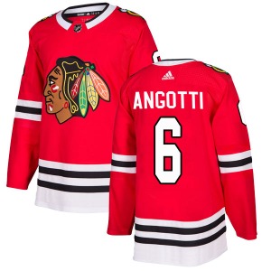 Lou Angotti Chicago Blackhawks Adidas Youth Authentic Home Jersey (Red)