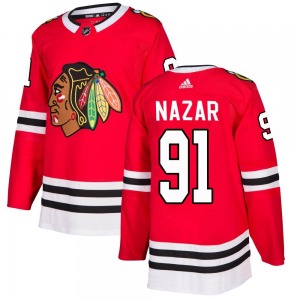 Frank Nazar Chicago Blackhawks Adidas Youth Authentic Home Jersey (Red)