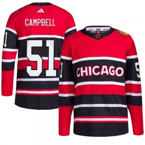 Brian Campbell Chicago Blackhawks Adidas Authentic Reverse Retro 2.0 Jersey (Red)