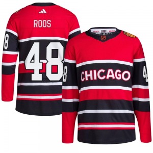 Filip Roos Chicago Blackhawks Adidas Authentic Reverse Retro 2.0 Jersey (Red)