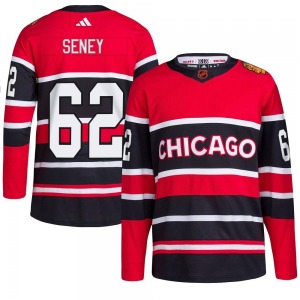 Brett Seney Chicago Blackhawks Adidas Authentic Reverse Retro 2.0 Jersey (Red)