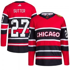 Darryl Sutter Chicago Blackhawks Adidas Authentic Reverse Retro 2.0 Jersey (Red)