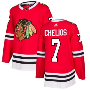Chris Chelios Chicago Blackhawks Adidas Authentic Jersey (Red)