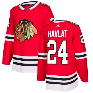 Martin Havlat Chicago Blackhawks Adidas Authentic Jersey (Red)