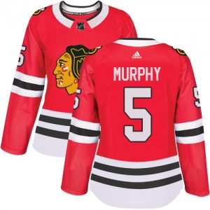 Connor Murphy Chicago Blackhawks Adidas Women's Authentic Home Jersey (Red)