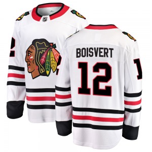 Sacha Boisvert Chicago Blackhawks Fanatics Branded Breakaway Away Jersey (White)