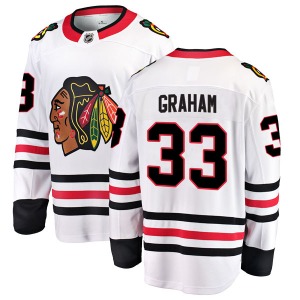 Dirk Graham Chicago Blackhawks Fanatics Branded Breakaway Away Jersey (White)