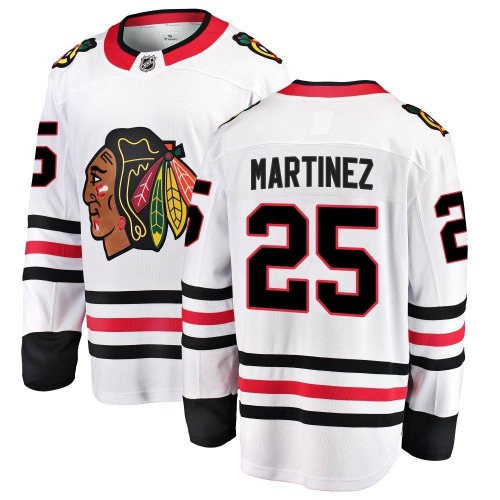 Alec Martinez Chicago Blackhawks Fanatics Branded Breakaway Away Jersey (White)