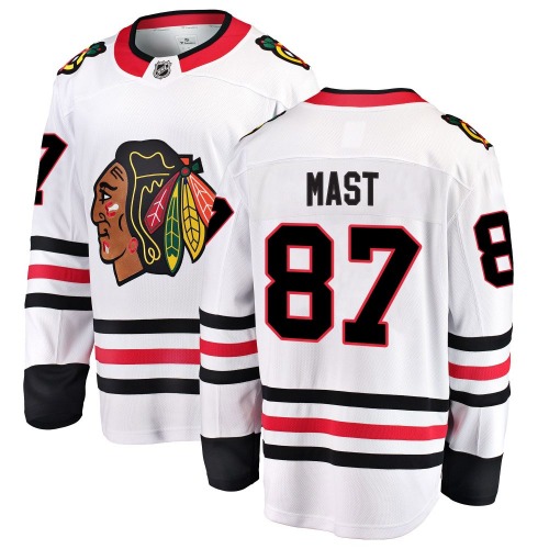 Ryan Mast Chicago Blackhawks Fanatics Branded Breakaway Away Jersey (White)