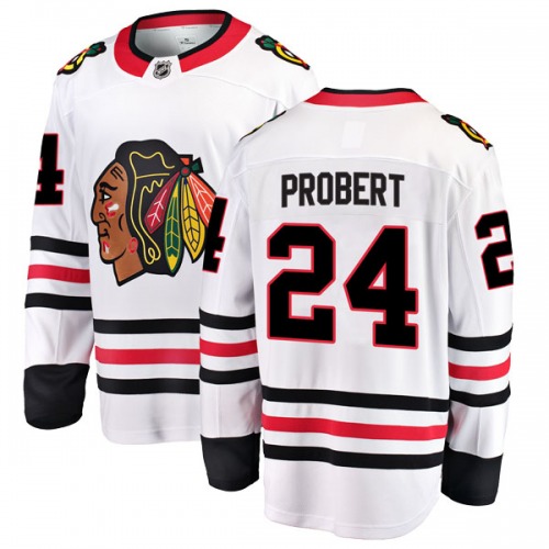 Bob Probert Chicago Blackhawks Fanatics Branded Breakaway Away Jersey (White)